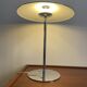 Chrome desktop led saucer lamp