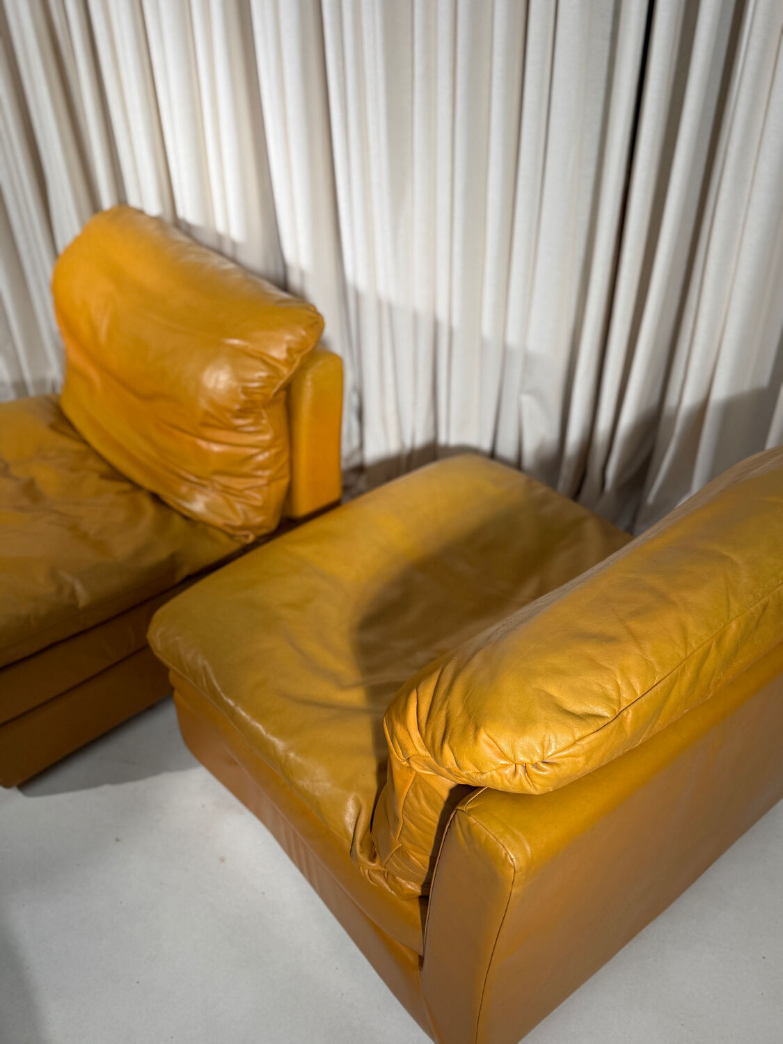 Vintage leather armchair