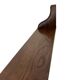 Vintage book shelf wall rack 1970s wood minimalist design