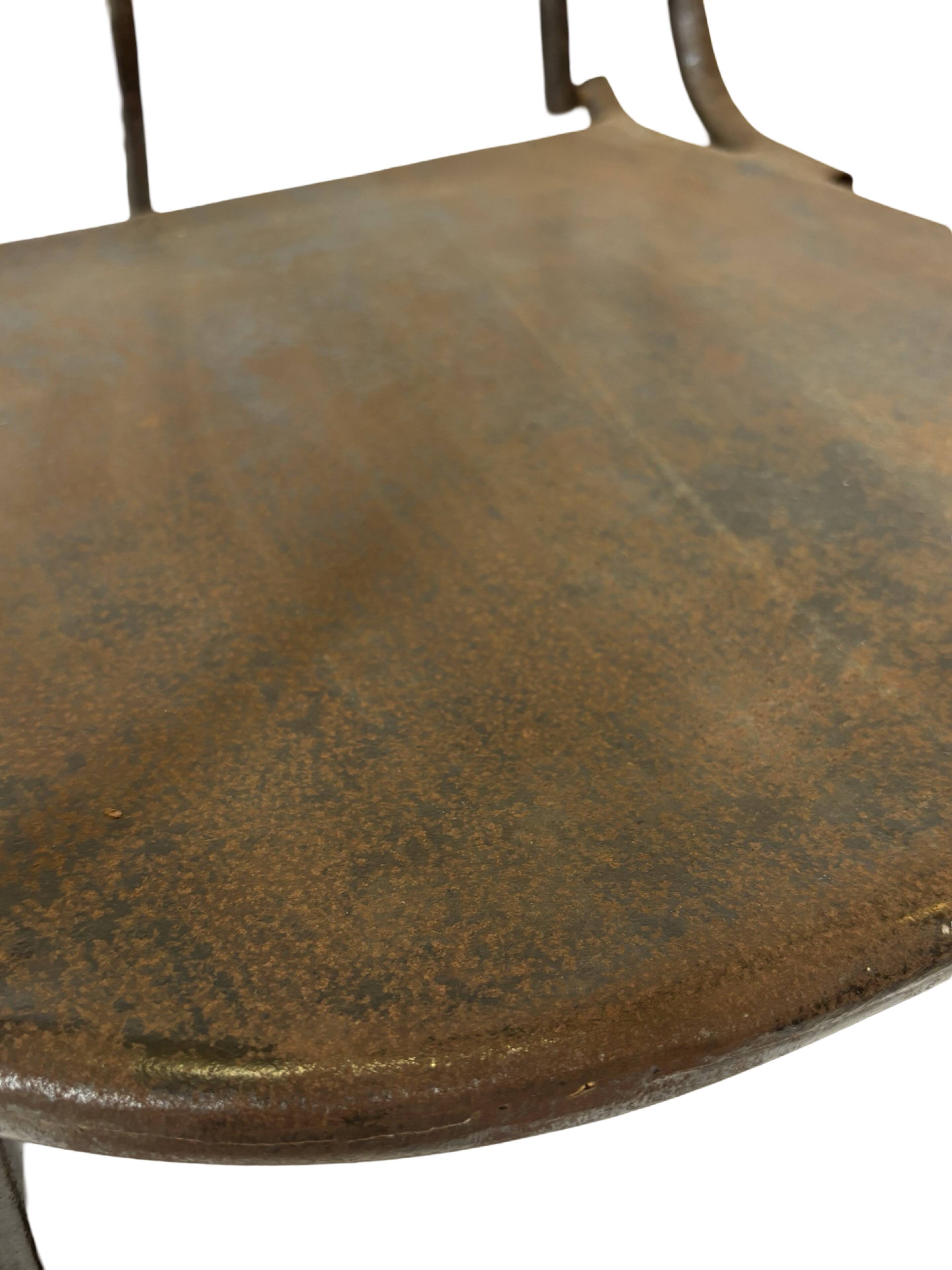 Vintage industrial chair work chair man cave design chair