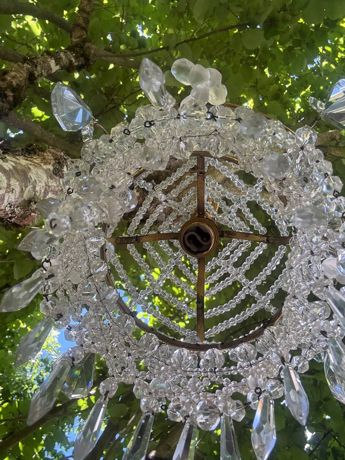 Antique chandelier from the 1930s