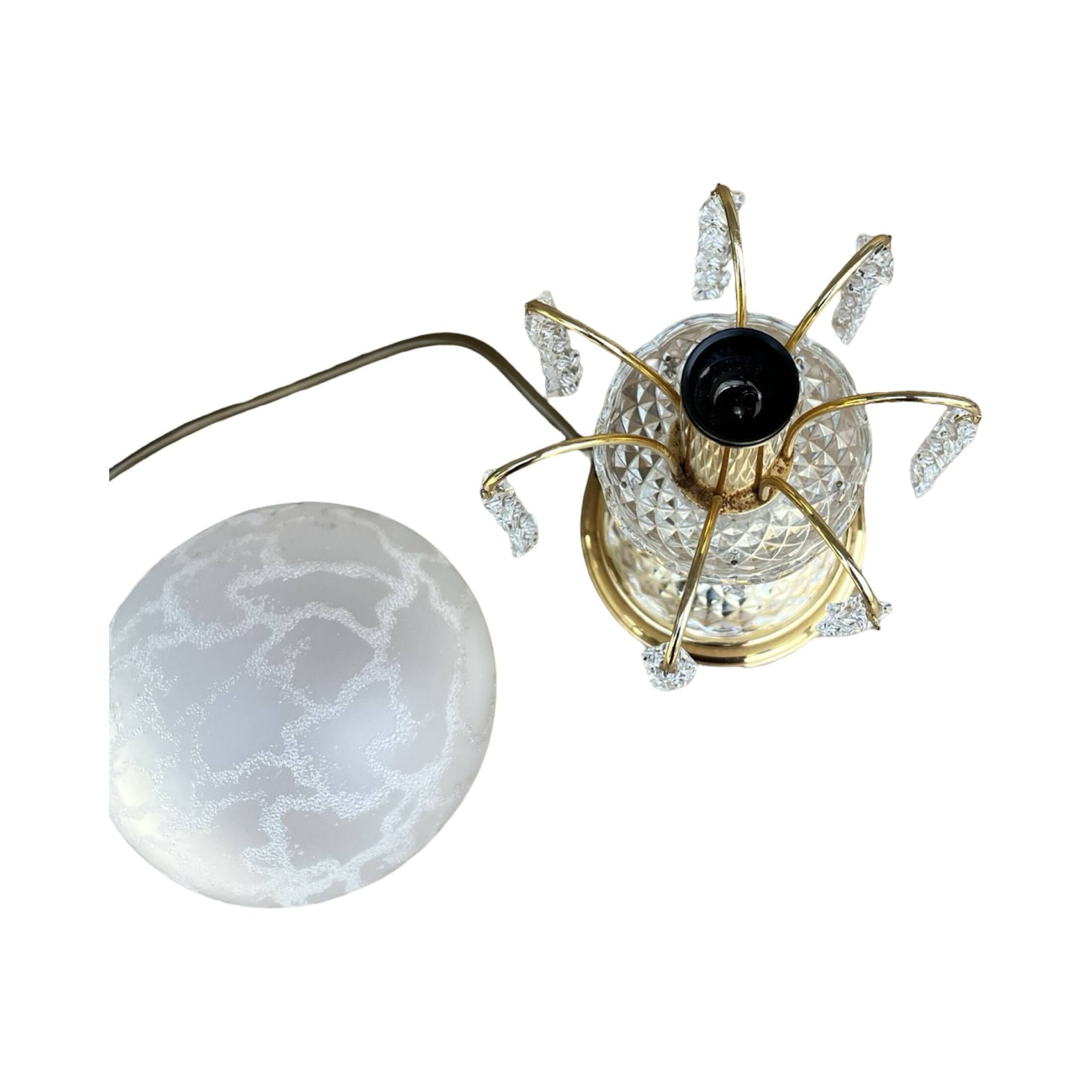 Table lamp, Hollywood Regency, Sölken Leuchten, Germany, 1980s.