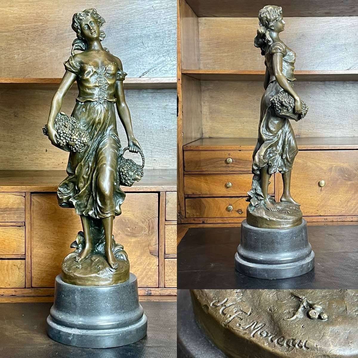 20th century bronze sculpture by Hippolyte François Moreau