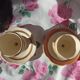 2 Henriot Bousquet Quimper egg cups from the 50s