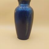 Puisaye stoneware vase signed Léon Pointu