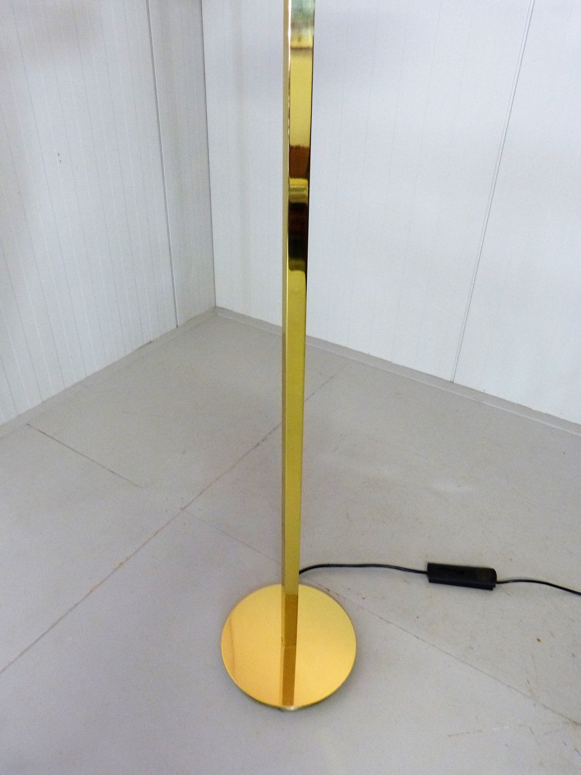 Brass floor lamp by Lumi italy 1970