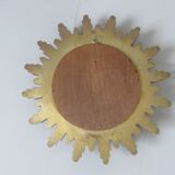 Golden Sun witch miror 60s 70s 30x30cm