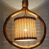 Rope suspension by Audoux Minet, France, 1950s