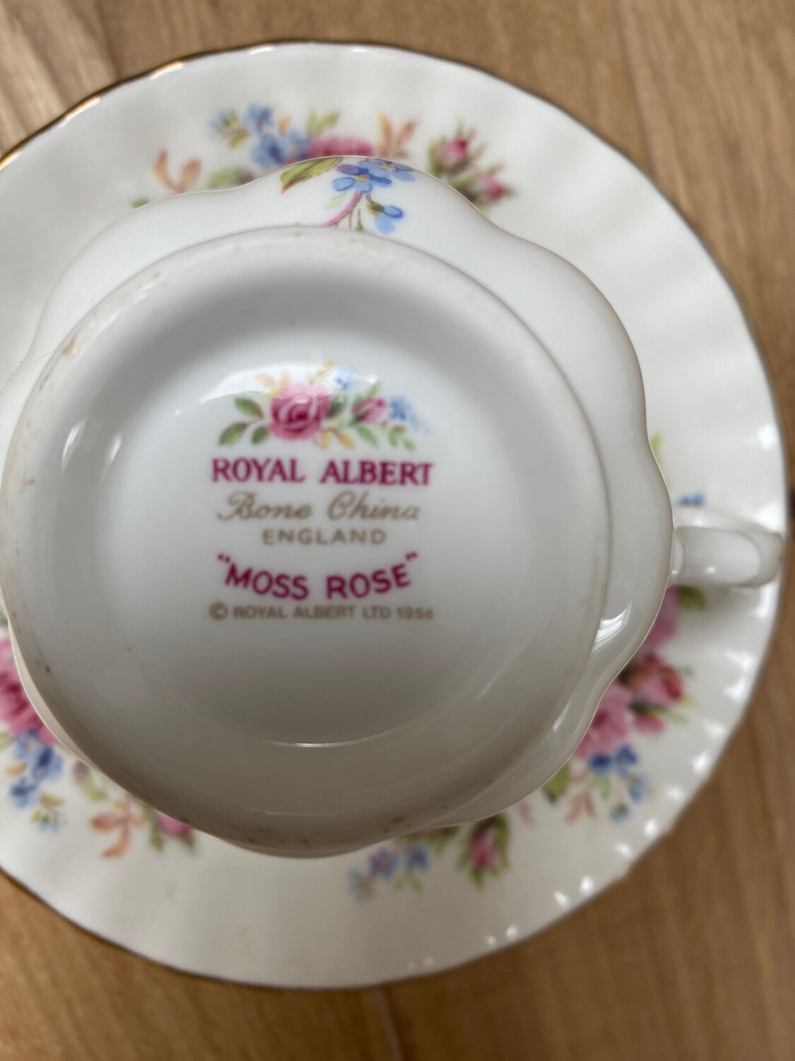 Tasse anglaise vintage