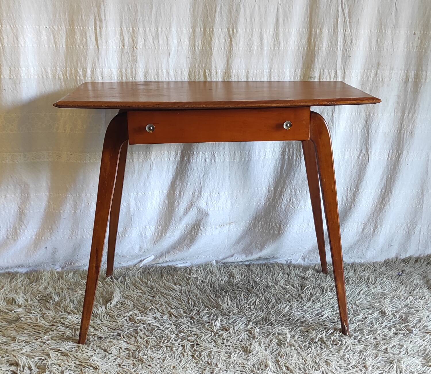 Designer wooden desk - 1950s