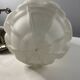 Art Deco frosted glass pendant light