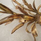 Chandelier brass ears of wheat