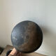 Lot of 3 ancient pots from Indonesia, black terracotta, wabi-sabi.