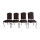 4 chairs type louis xv cerused