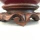 Vintage enamelled porcelain lamp