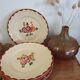 6 flower dessert plates