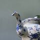 Moustiers blue ceramic teapot