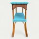 Vintage woven rattan and wicker console