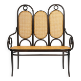 Thonet bench vienna straw Long John sofa, Vienna 1920s