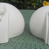 Pair of sconces to children baillones