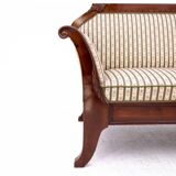 Antique sofa from the late 19th century, Northern Europe.