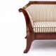 Antique sofa from the late 19th century, Northern Europe.