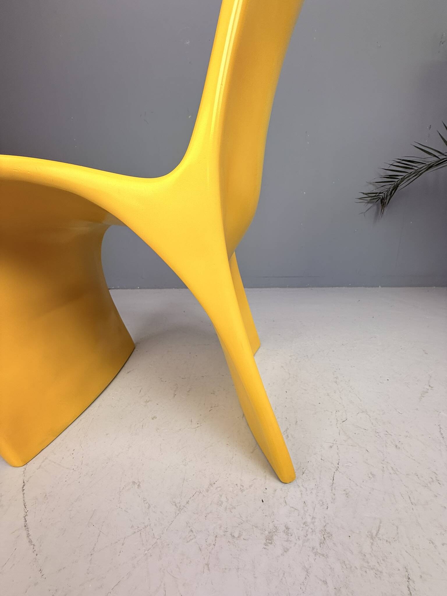 Sculptural Molded Fiberglass Chair, Europe, 1970s