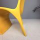 Sculptural Molded Fiberglass Chair, Europe, 1970s