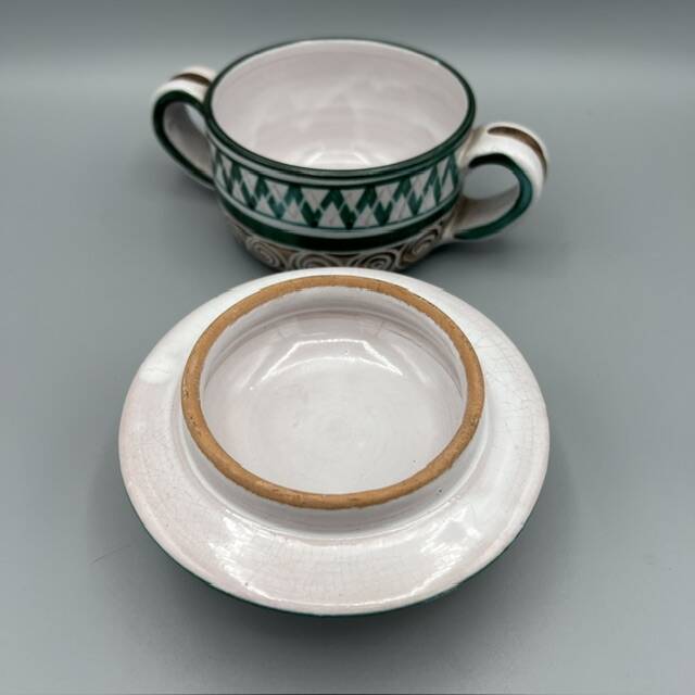 Ceramic covered Marmite Robert Picault Vallauris