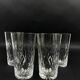 Set of 4 Lorraine crystal water goblets, 14.5 cm