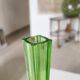 Green soliflore vase