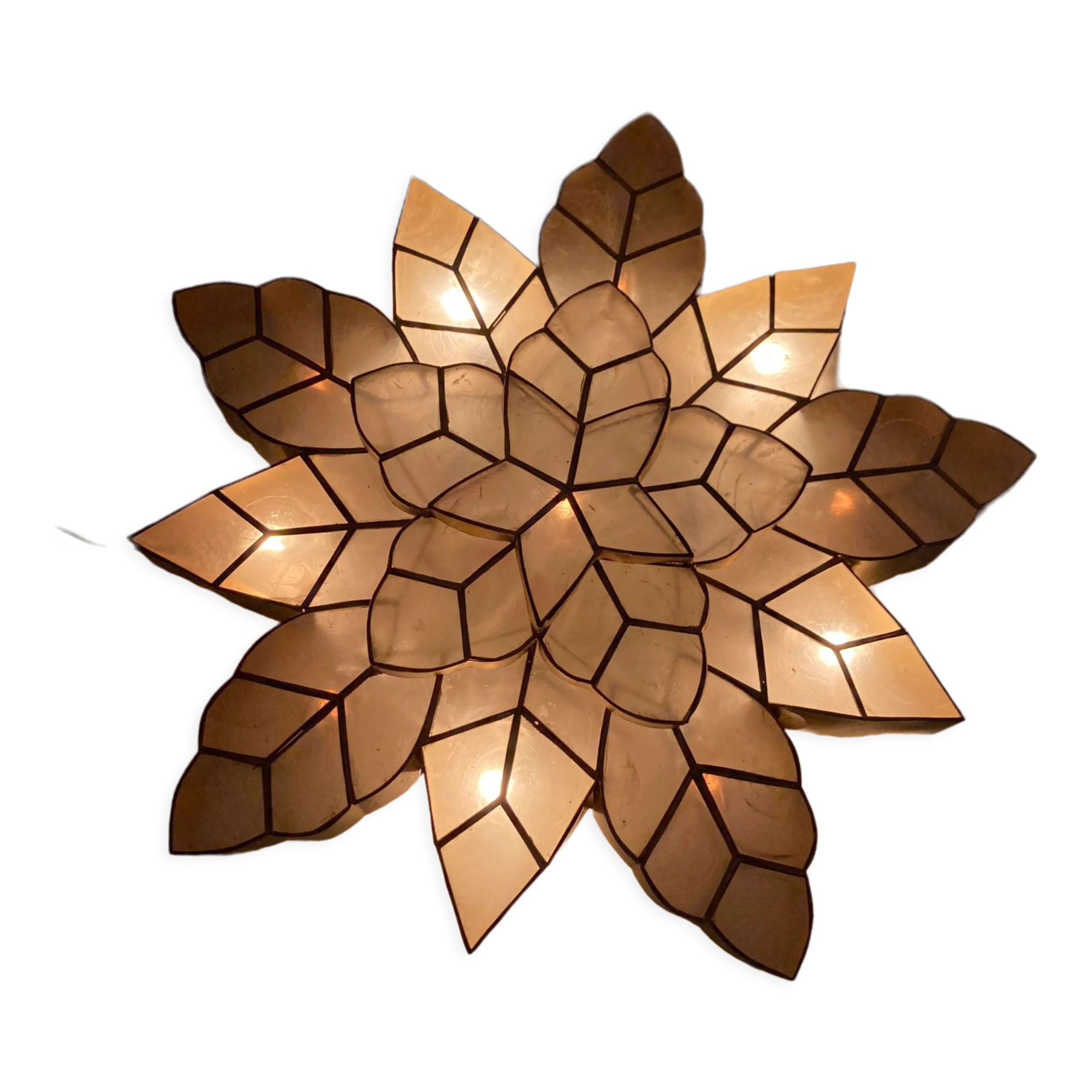 Étoile lumineuse en nacre