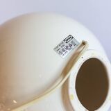 Racket white ceramic lamp base, Ikea, 1989