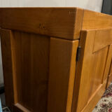 Massive oak enfilade, Regain House, 1960 design by Roland Haeusler.