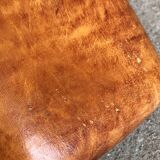 Large vintage leather lamp