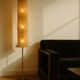 Sculptural floor lamp in natural fibers – 174 cm