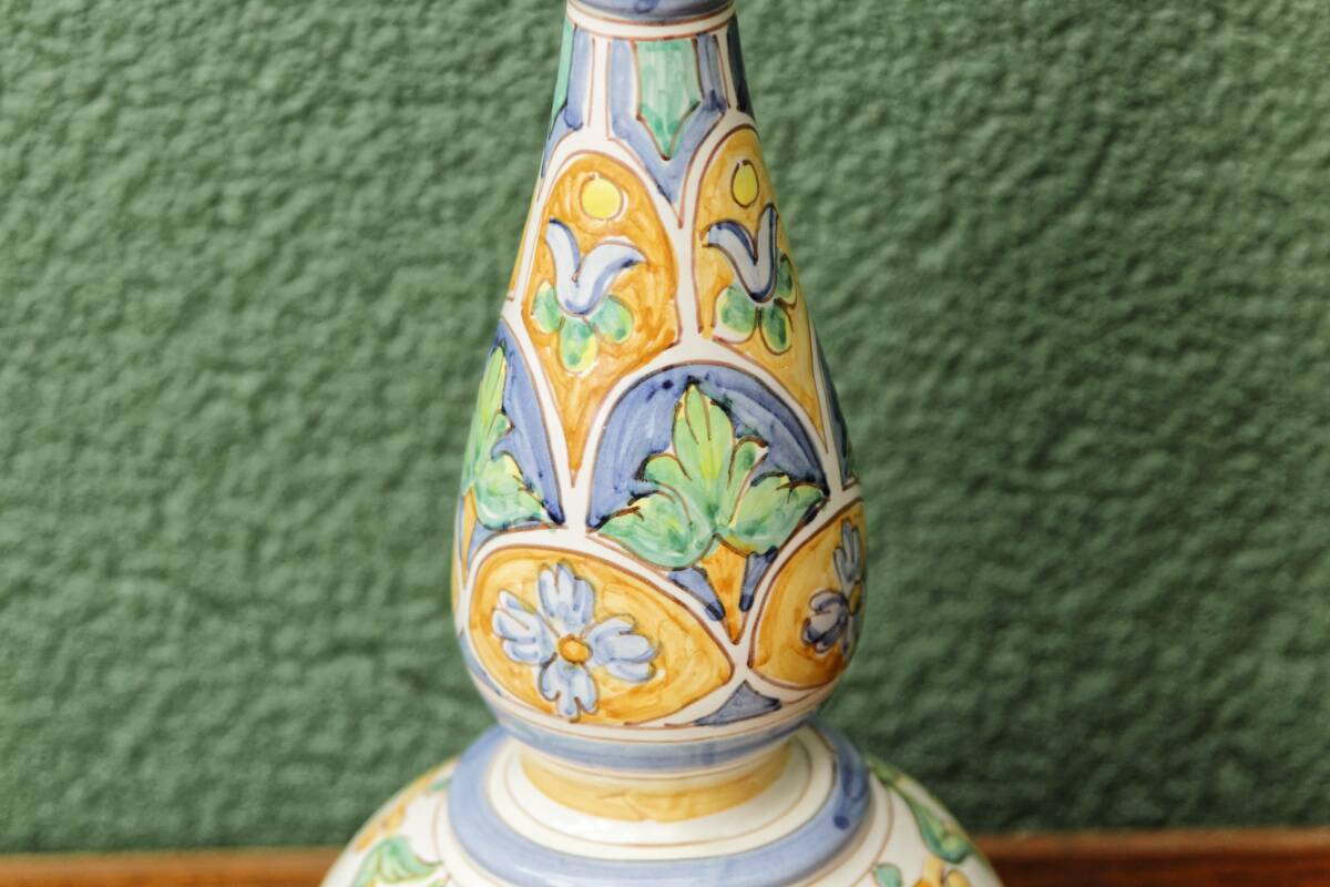 Santa ceramic candle holder (Spain)