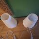 2 Murano bedside lamps, Luce