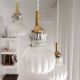 Vintage cascading chandelier hanging lamp