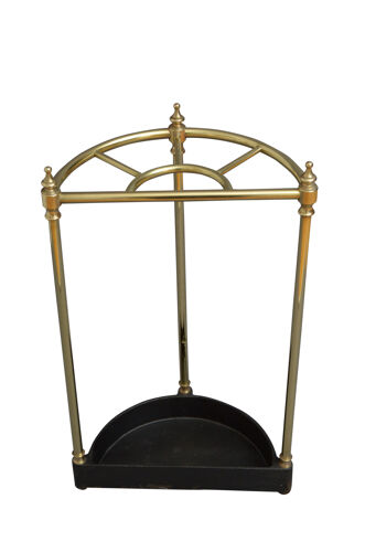 Victorian brass umbrella stand