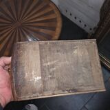 Bouillotte table in marquetry, signed Pagny Fils, Paris, early 20th century