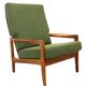 Fauteuil vintage en teck, milieu XXème