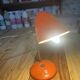Vintage orange desk lamp – flexible neck – 50s-60s