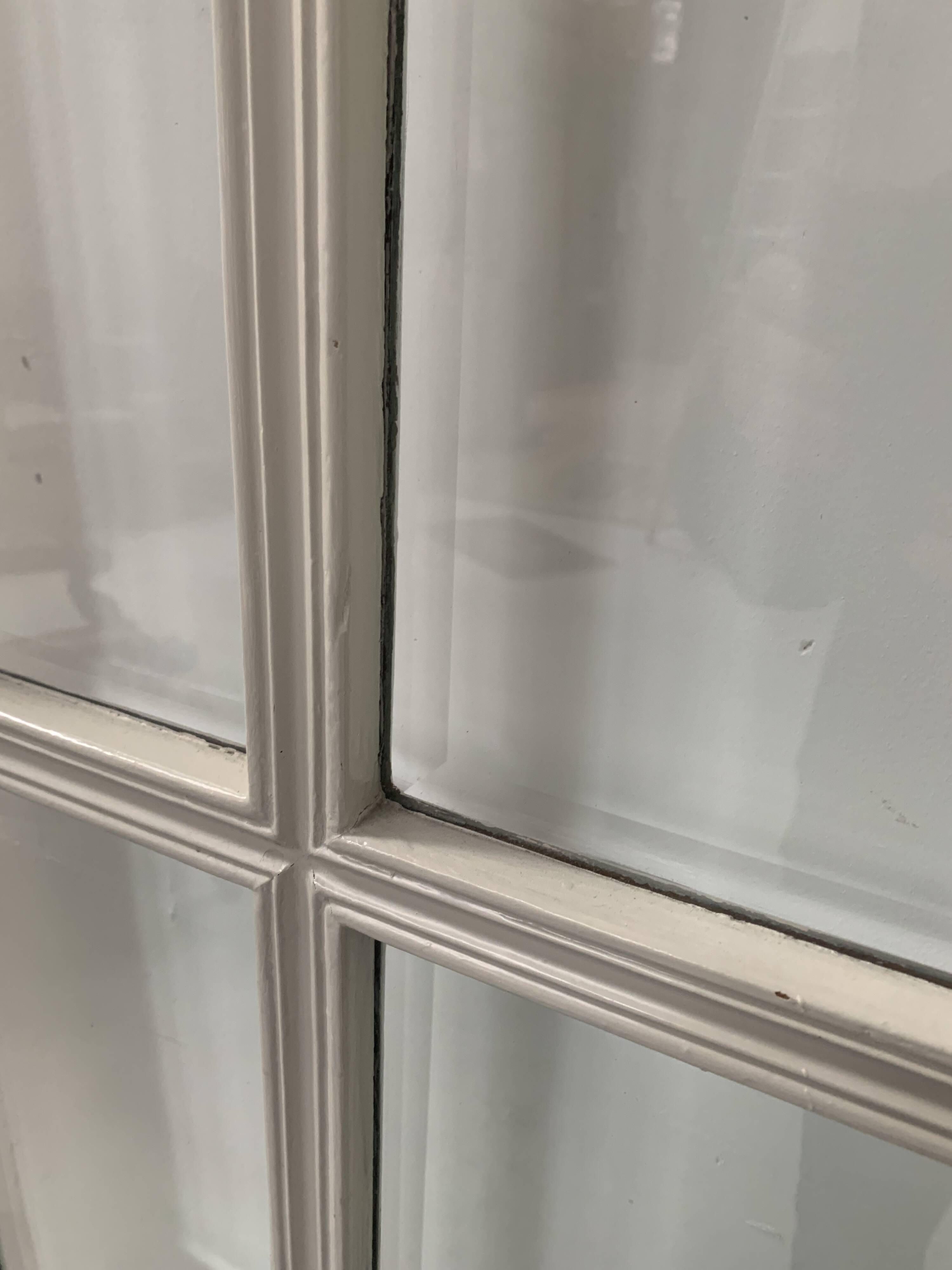 Partition doors A Small beveled tiles 20th century