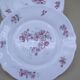 Lot of 9 dessert plates Arcopal France