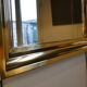 Brass mirror from the 1970's - 72cm x 86cm
