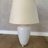 Lampe de table vintage design en verre de Murano