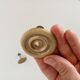 Paire de boutons de meubles Empire en bronze XIXeme