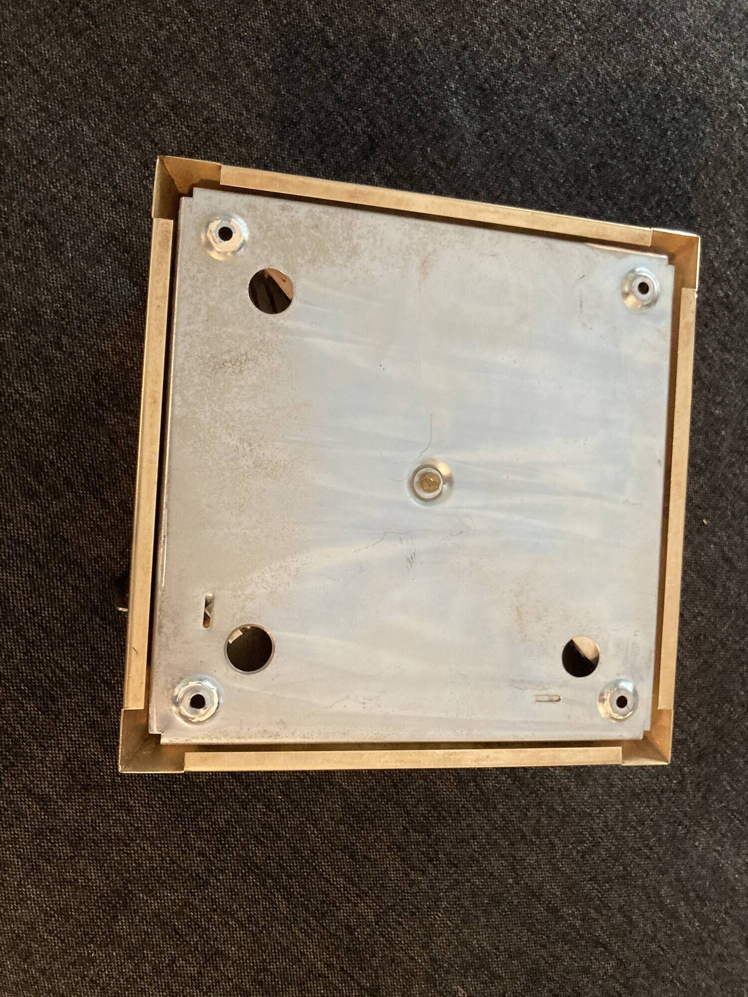 Vintage brass ceiling light OMI – Space Age design from the 1970s