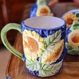 Sunflower Pattern Slush Set